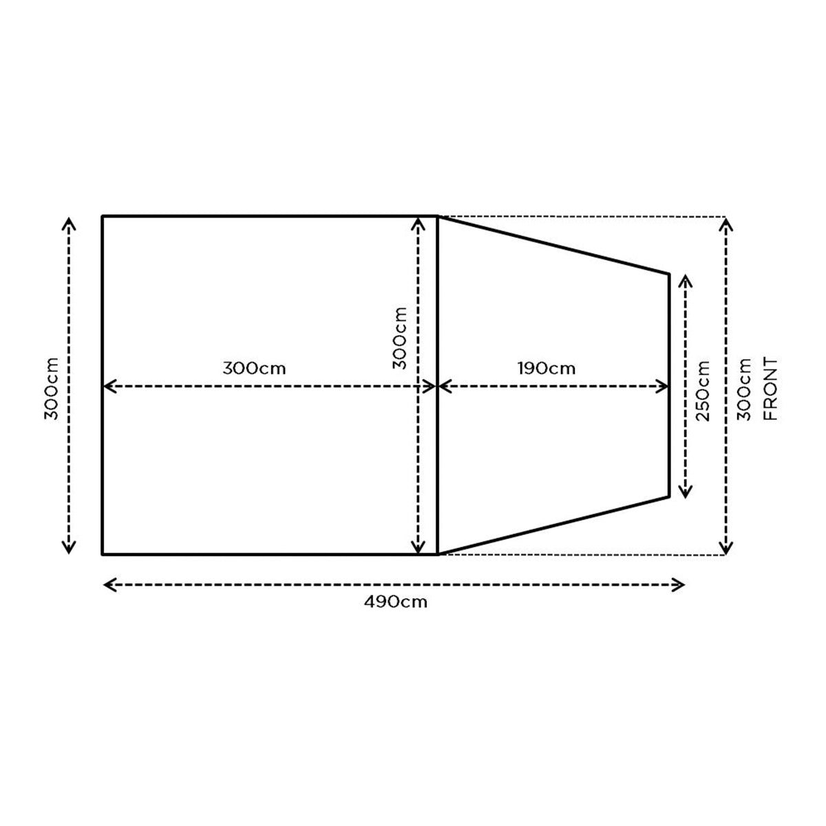 Turbo BLK Lite 300 Tent