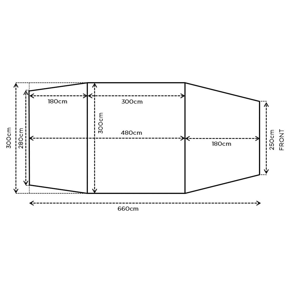 Turbo BLK Lite Plus 300 Tent