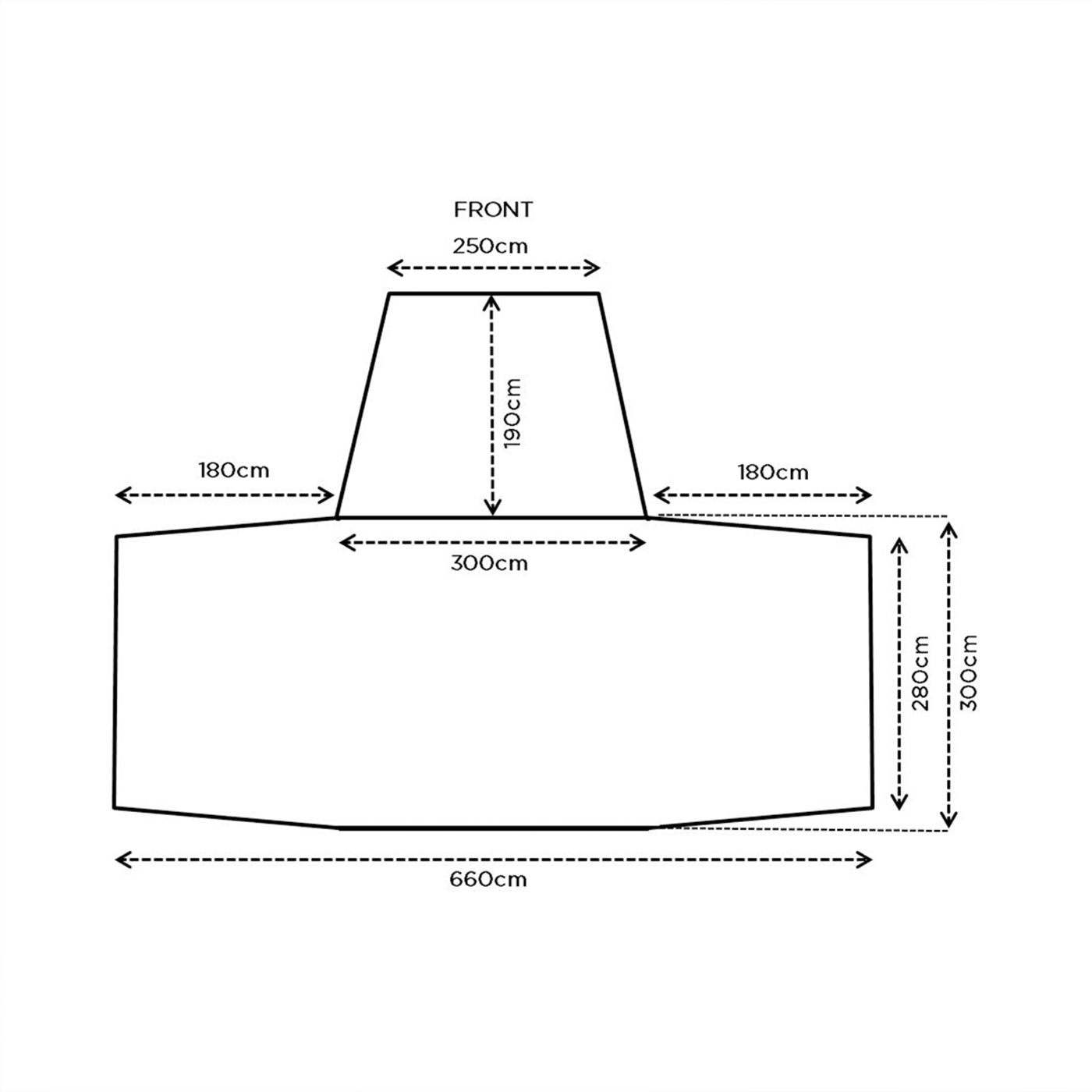 Turbo BLK Lite Twin 300 Tent